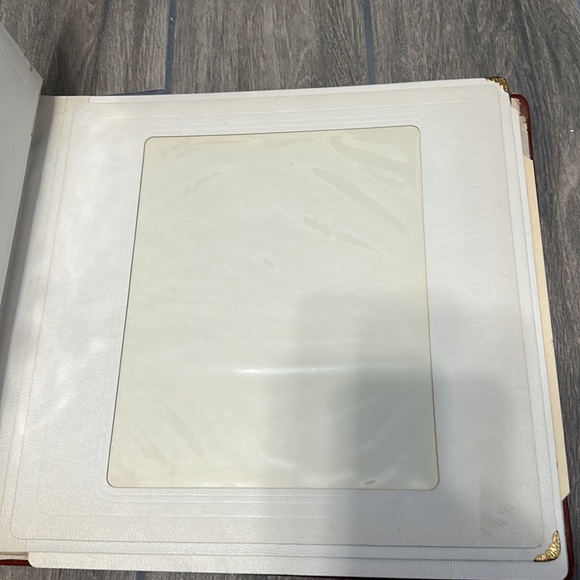 Top grain leather, vintage photo album. Removable inserts, gold capped edges - Picture 4 of 7